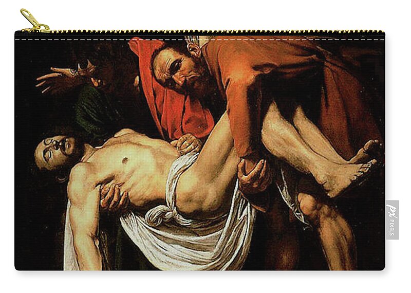 Caravaggio deposition of Christ Picture Print Canvas Painting Frame Home Furnishings
